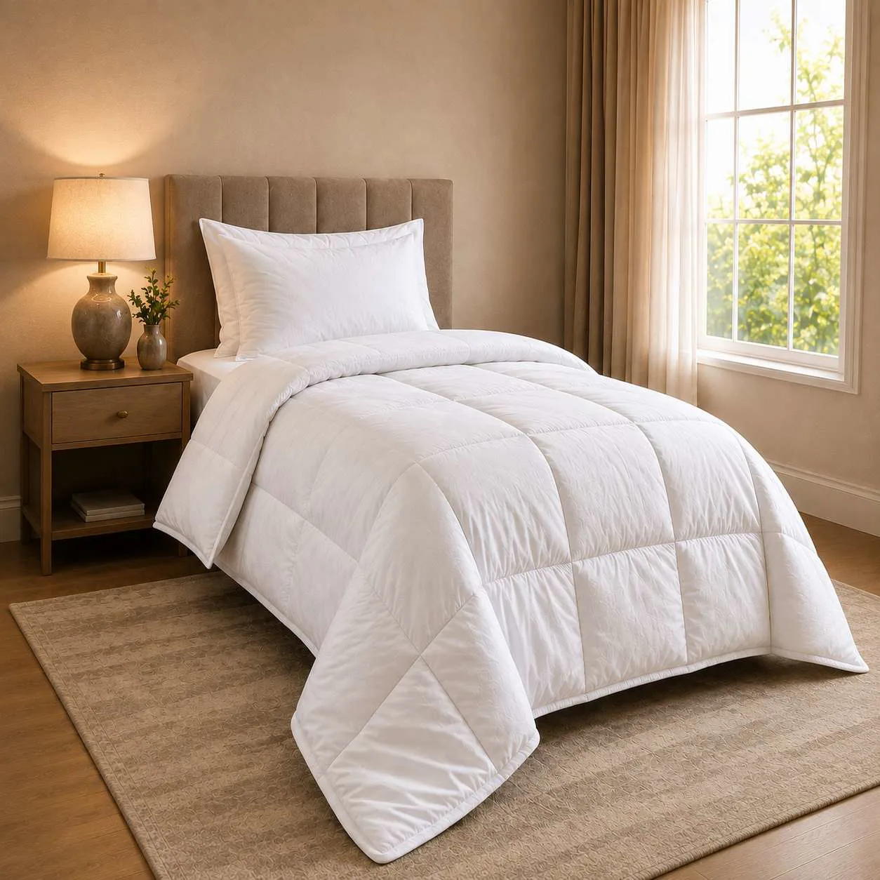 Otel Tek Kişilik Yorgan 155x215 cm - 300 gr/m² Micro Kumaş